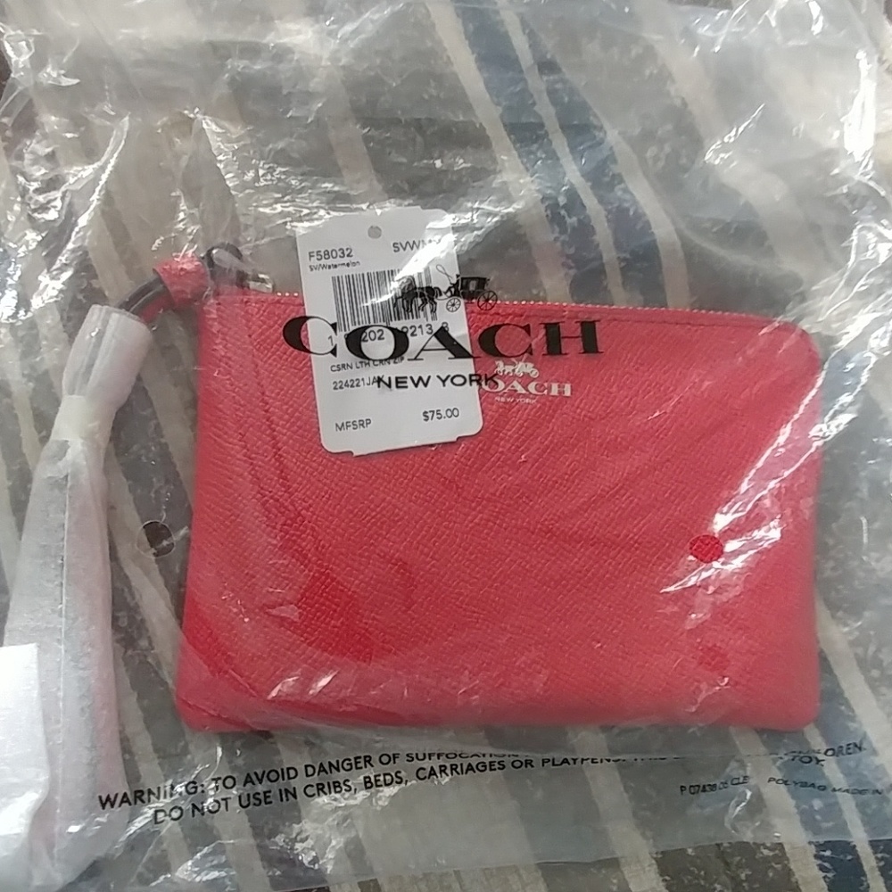 NWT Coach Wristlet